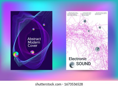 Set of covers for design. Line art banner. Isolated vector illustration vector music background. Vector print template. Geometric print. Abstract vector background. 