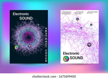 Set of covers for design. Line art banner. Isolated vector illustration vector music background. Vector print template. Geometric print. Abstract vector background. 