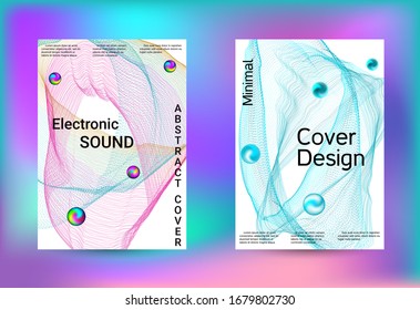 Set of covers for design. Line art banner. Isolated vector illustration vector music background. Business brochure template. Geometric print. Abstract vector background. 