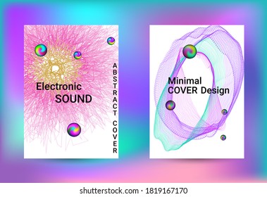 Set of covers for design. Line art banner. Isolated vector illustration vector music background. Vector print template. Geometric print. Abstract vector background. 