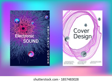Set of covers for design. Line art banner. Isolated vector illustration vector music background. Business brochure template. Geometric print. Abstract vector background. 