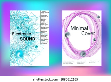 Set of covers for design. Line art banner. Isolated vector illustration vector music background. Business brochure template. Geometric print. Abstract vector background. 