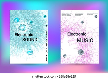 Set of covers for design. Minimal creative art. Business brochure template. Geometric print. Abstract vector background. 