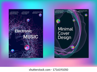 Conjunto de tapas para el diseño. Mínimo arte creativo. Plantilla de folleto comercial. Impresión geométrica. Fondo del vector abstracto. 
