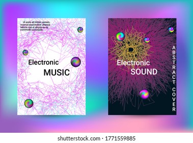 Set of covers for design. Minimal vector coverage. Vector print template. Geometric print. Abstract vector background. 