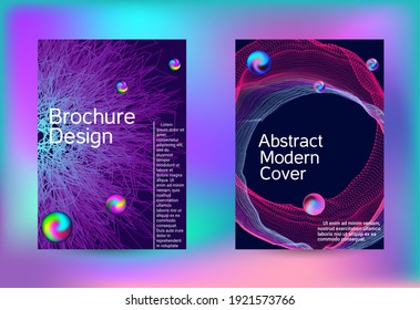 Set of covers for design. Minimal vector coverage. Business brochure template. Geometric print. Abstract vector background. 