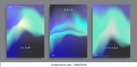 Set covers design templates and vibrant gradient background  Trendy modern design  Applicable for placards  banners  flyers  presentations  covers   reports  Vector illustration  Eps10