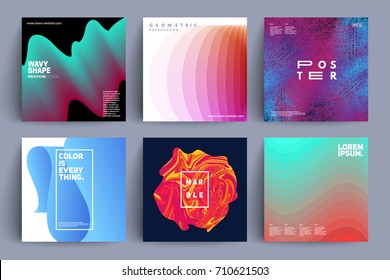 Set Covers Different Style Designs Eps10 Stock Vector (Royalty Free ...