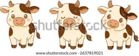 set cow for eid al adha design