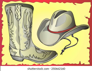 set for a cowboy