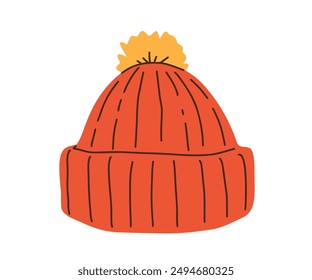 Conjunto de suéteres de otoño, bufandas, calcetines y accesorios cálidos. Ropa de otoño, cárdigan, gorro. Vector dibujado a mano ilustración de colección de dibujos animados plana