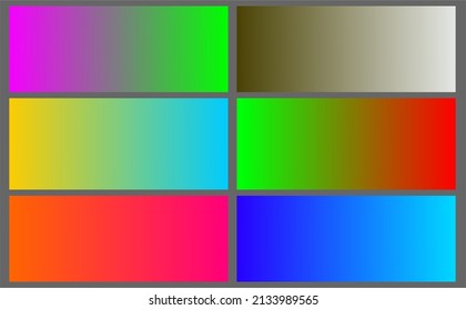 Set of creative abstract colorful blurred vector backgrounds. Minimal style texture for graphic design art