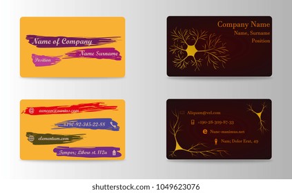 Set of Creative Business Cards
