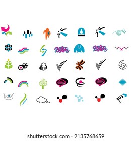 Design des Logos für kreative Geschäftstechnologie
