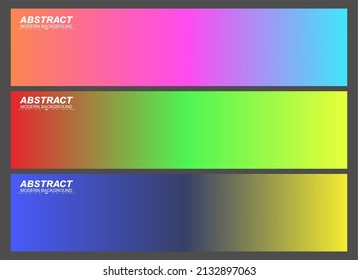 Conjunto de creativos y coloridos fondos borrosos. para contenido como videos, citas, promociones, blogs, conceptos de medios sociales, sitios web, etc.Set