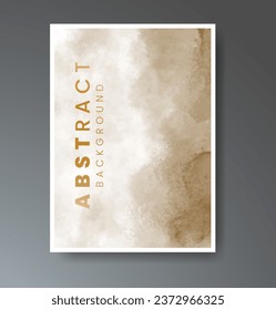 Set of creative hand painted abstract watercolor background. Design for your cover, date, postcard, banner, logo.