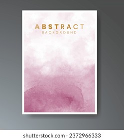Set of creative hand painted abstract watercolor background. Design for your cover, date, postcard, banner, logo.