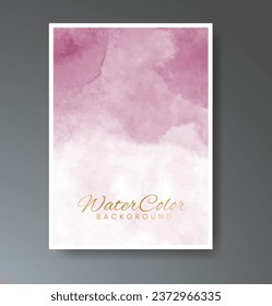 Set of creative hand painted abstract watercolor background. Design for your cover, date, postcard, banner, logo.