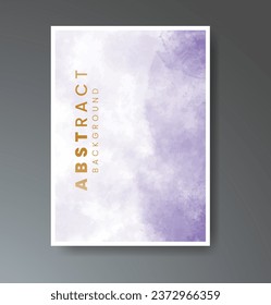 Set of creative hand painted abstract watercolor background. Design for your cover, date, postcard, banner, logo.
