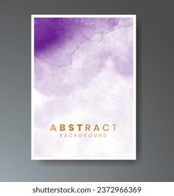 Set of creative hand painted abstract watercolor background. Design for your cover, date, postcard, banner, logo.