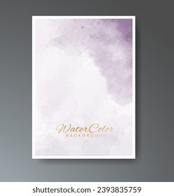 Set of creative hand painted abstract watercolor background. Design for your cover, date, postcard, banner, logo.