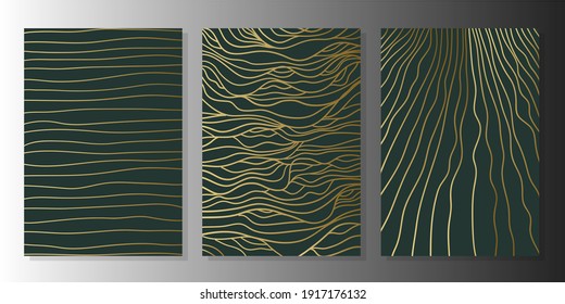 Set of creative minimalist hand drawn illustrations for wall decoration, postcard or brochure cover design. Hand draw vector design elements. Vector EPS10.