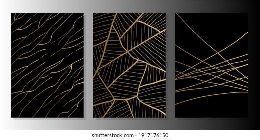 Conjunto de ilustraciones creativas minimalistas de dibujo a mano para la decoración de paredes, postales o diseño de portada. Dibujar a mano elementos de diseño vectorial. EPS10 vectores.