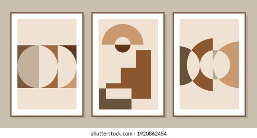 Conjunto de ilustraciones creativas minimalistas de dibujo a mano para la decoración de paredes, postales o diseño de portada. Dibujar a mano elementos de diseño vectorial. EPS10 vectores.