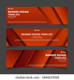 Conjunto de diseño de banners de negocios vectoriales abstractos creativos y modernos. Plantilla lista para su uso en diseño web o de impresión.