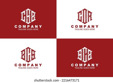 Set of creative monogram logo design perfect for your business or your brand logo