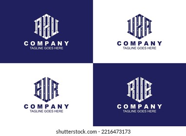 Set of creative monogram logo design perfect for your business or your brand logo