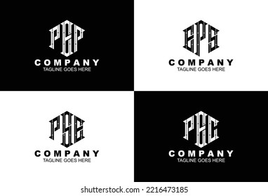 Set Of Creative Monogram Logo Design Perfect For Your Business Or Your Brand Logo