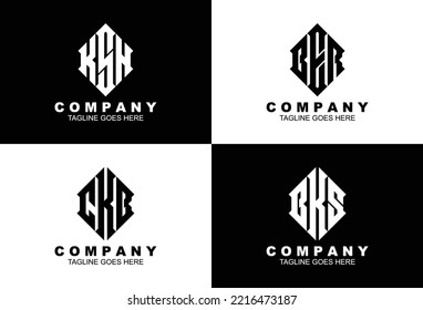 Set Of Creative Monogram Logo Design Perfect For Your Business Or Your Brand Logo