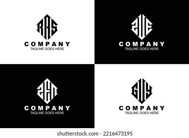 Set Of Creative Monogram Logo Design Perfect For Your Business Or Your Brand Logo