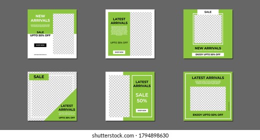 set of creative offer/sale/web banners, vertical/ square/ horizontal vertical template sample, space for your product photos. vector illustration-Business promotion ad banner.