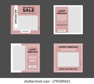 set of creative offer/sale/web banners, vertical/ square/ horizontal vertical template sample, space for your product photos. vector illustration-Business promotion ad banner.