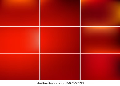 Set of creative plain background vector images