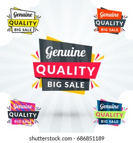 Set of creative promotional banners, tags, labels. Vector illustration