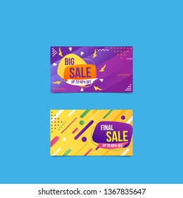 Set of Creative Sale Banner