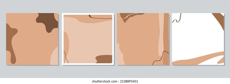Set creative social media post template for cover, promotion sale, stories, presentation, card, invitation, and others. Minimalist chocolates paper style.
