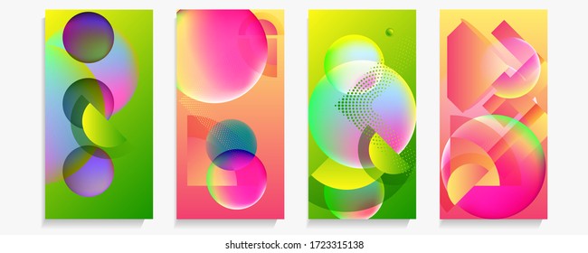 Conjunto de tarjetas de arte universal creativas. Diseño gráfico de moda para banner, afiche, tarjeta, portada, invitación, pancarta, folleto, volante. Vector de material