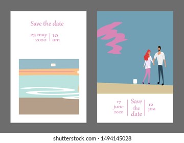 Set of creative universal cards. Designs for prints, banner, poster,card, cover, invitation, placard, brochure, flyer, wedding, birthday, party invitations.