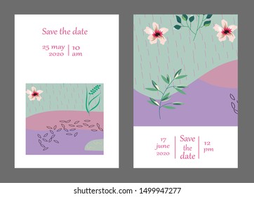 Set of creative universal cards. Designs for prints, banner, poster,card, cover, invitation, placard, brochure, flyer, wedding, birthday, party invitations.