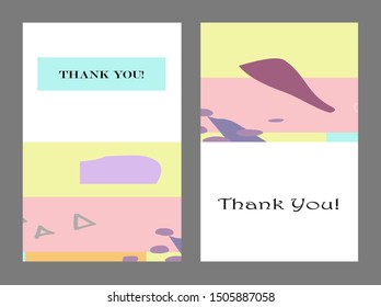 Set of creative universal cards. Designs for prints, banner, poster, placard, brochure, flyer, wedding, birthday, party invitations.