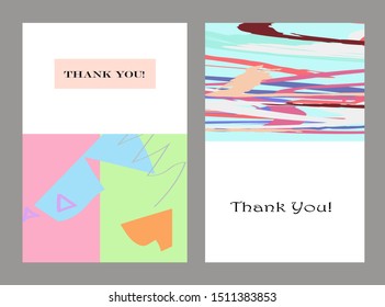 Set of creative universal cards. Designs for prints, banner, poster, card, cover, invitation, placard, brochure, flyer, wedding, birthday, party invitations.