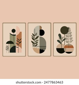 Set of creative universal cards templates. Hand Drawn textures. Vector illustration.