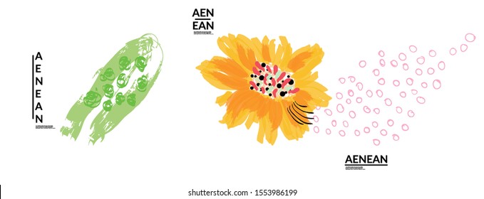 Set of creative universal doodles. Fun design elements with marker and ink textures. Simple hand drawn sketch style. Pencil and marker childish drawing. Kids art. Like child painting, design elements.