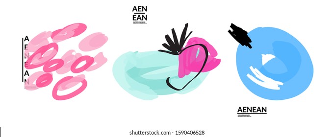 Set of creative universal doodles. Fun design elements with marker and ink textures. Simple hand drawn sketch style. Pencil and marker childish drawing. Kids art. Like child painting, design elements.