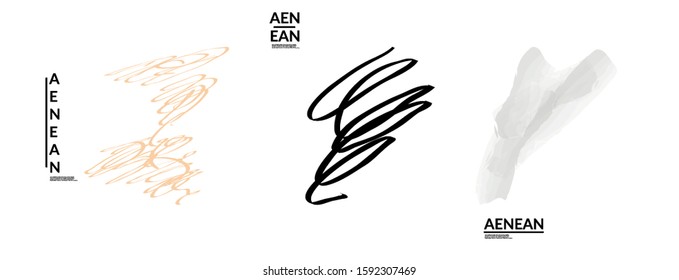 Set of creative universal doodles. Fun design elements with marker textures. Simple hand drawn geometric shapes. Marker childish drawing. Kids art. Like child painting, design elements.