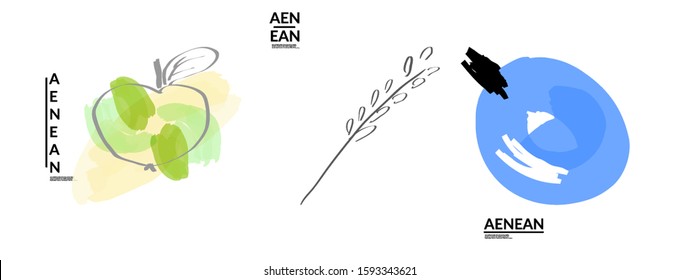 Set of creative universal doodles. Fun design elements with marker and ink textures. Simple hand drawn sketch style. Pencil and marker childish drawing. Kids art. Like child painting, design elements.